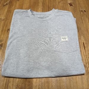Eddie Bauer Gray Mens Workwear Pocketed T-shirt Size XL